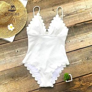 White Lace Bathing Suit 👙